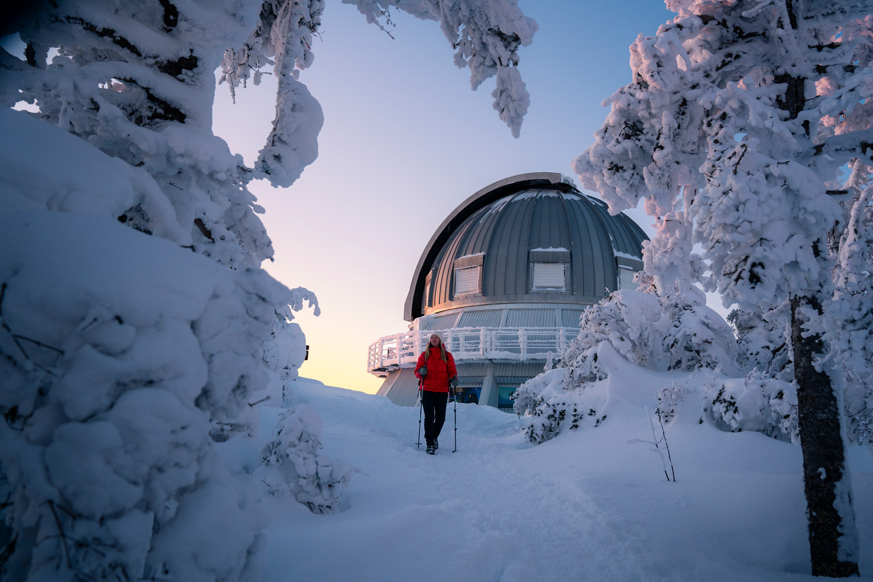 Mont Megantic, hiver