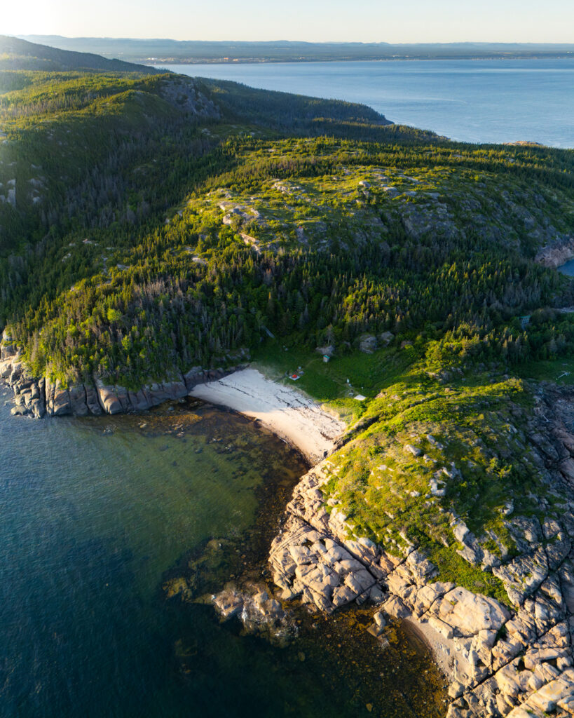 Côte-Nord, Camping Ile Grande Basque, Sept-Iles