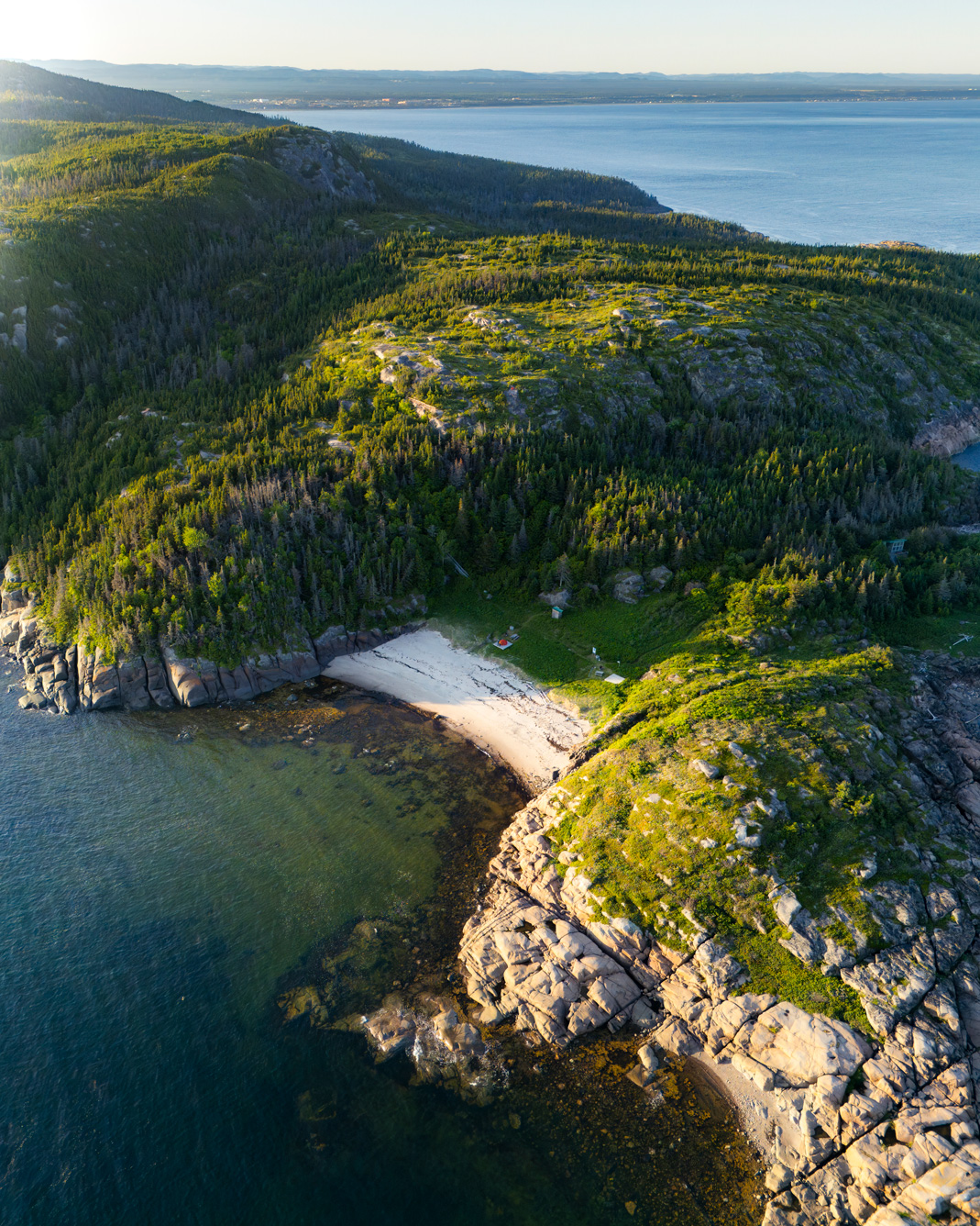 Côte-Nord, Camping Ile Grande Basque, Sept-Iles