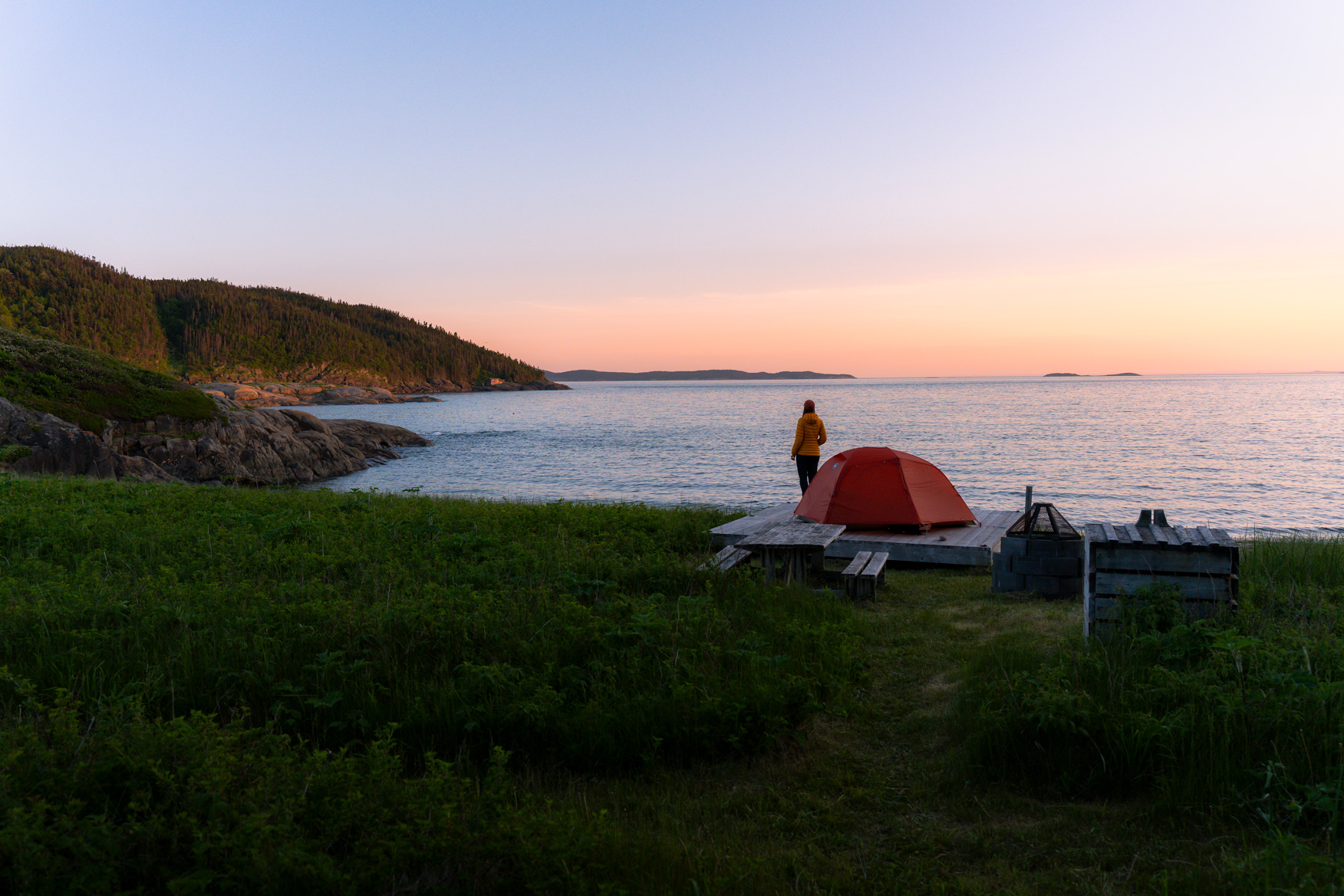 Cote-Nord, Ile Grande Basque, Sept-ile, Anse à la Prairie