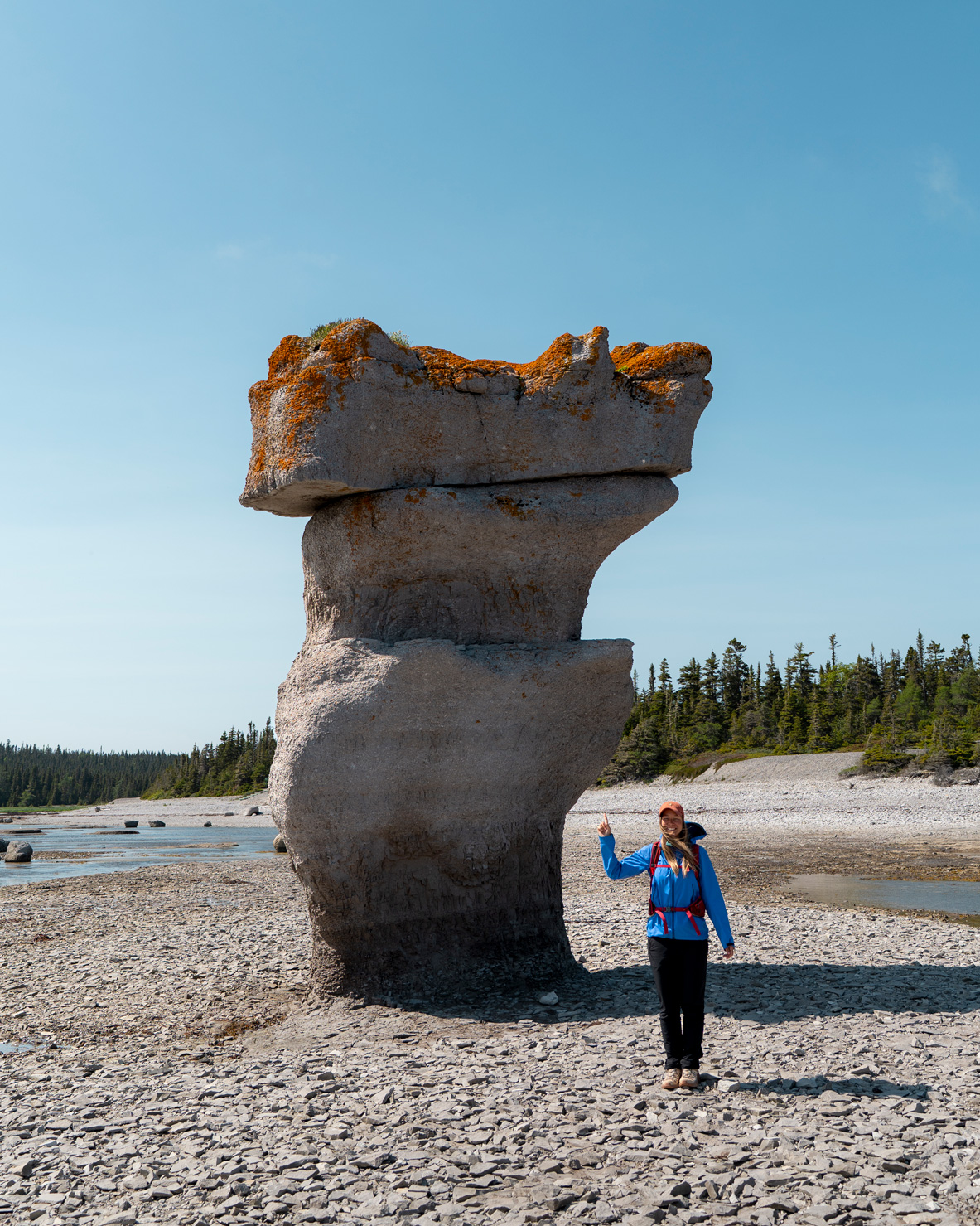 Cote-Nord, Havre-Saint-Pierre, Ile Quarry, Monolithes, Archipel-de-Mingan