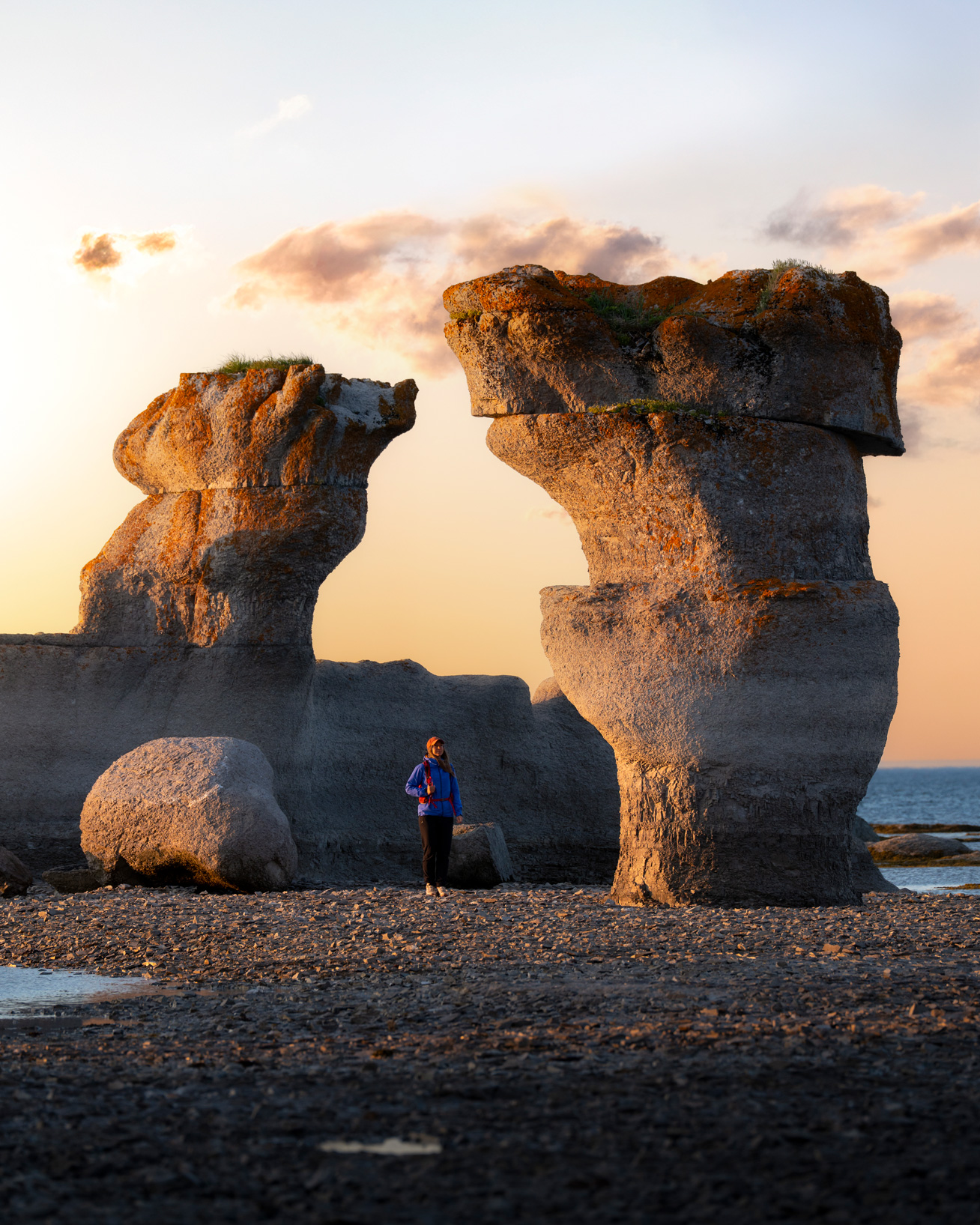 Côte-Nord, Ile Quarry, Monolithes, Archipel-De-Mingan, Havre-Saint-Pierre