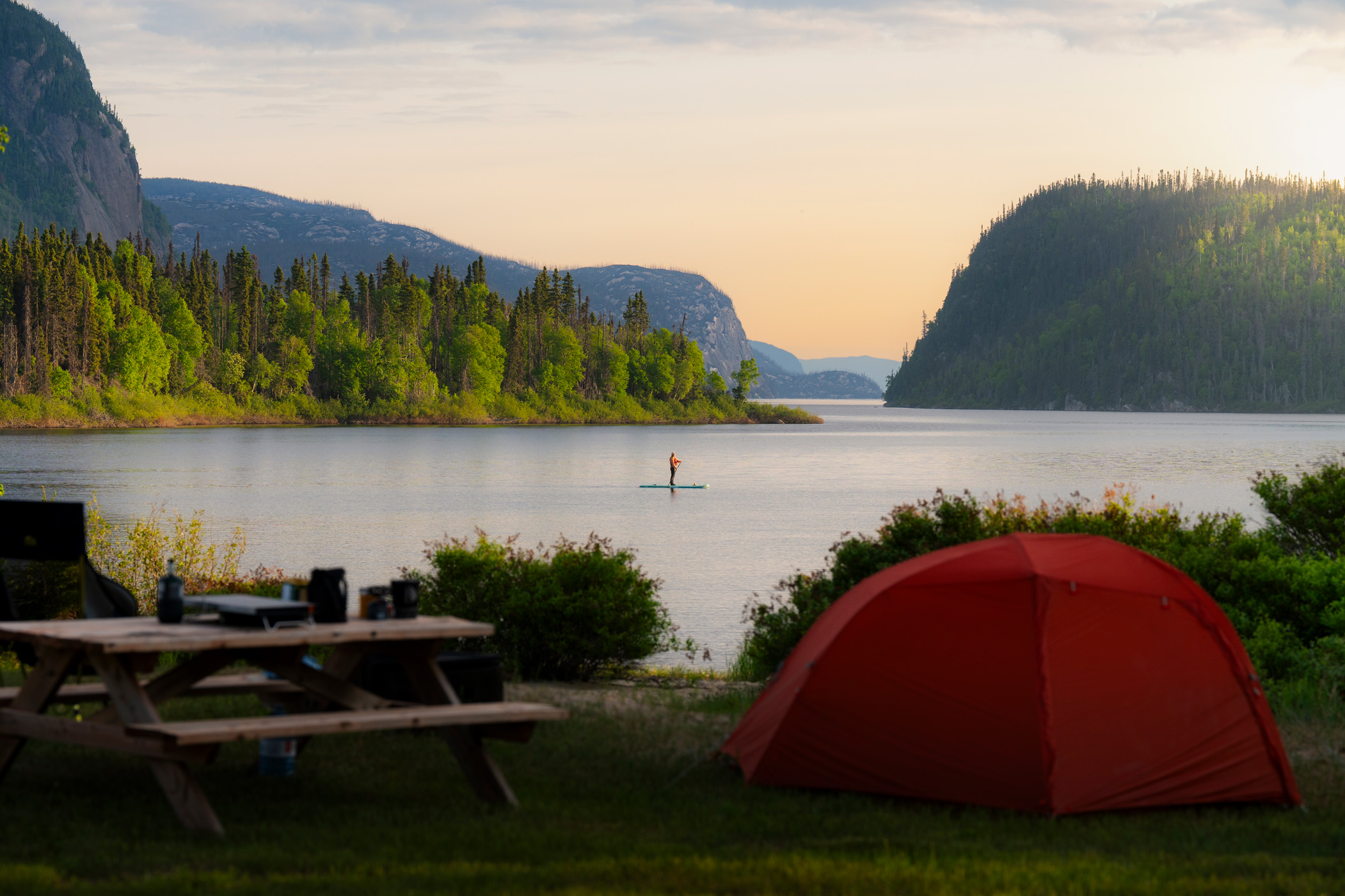 Réserve faunique de Port-Cartier-Sept-iles, camping Lac Walker
