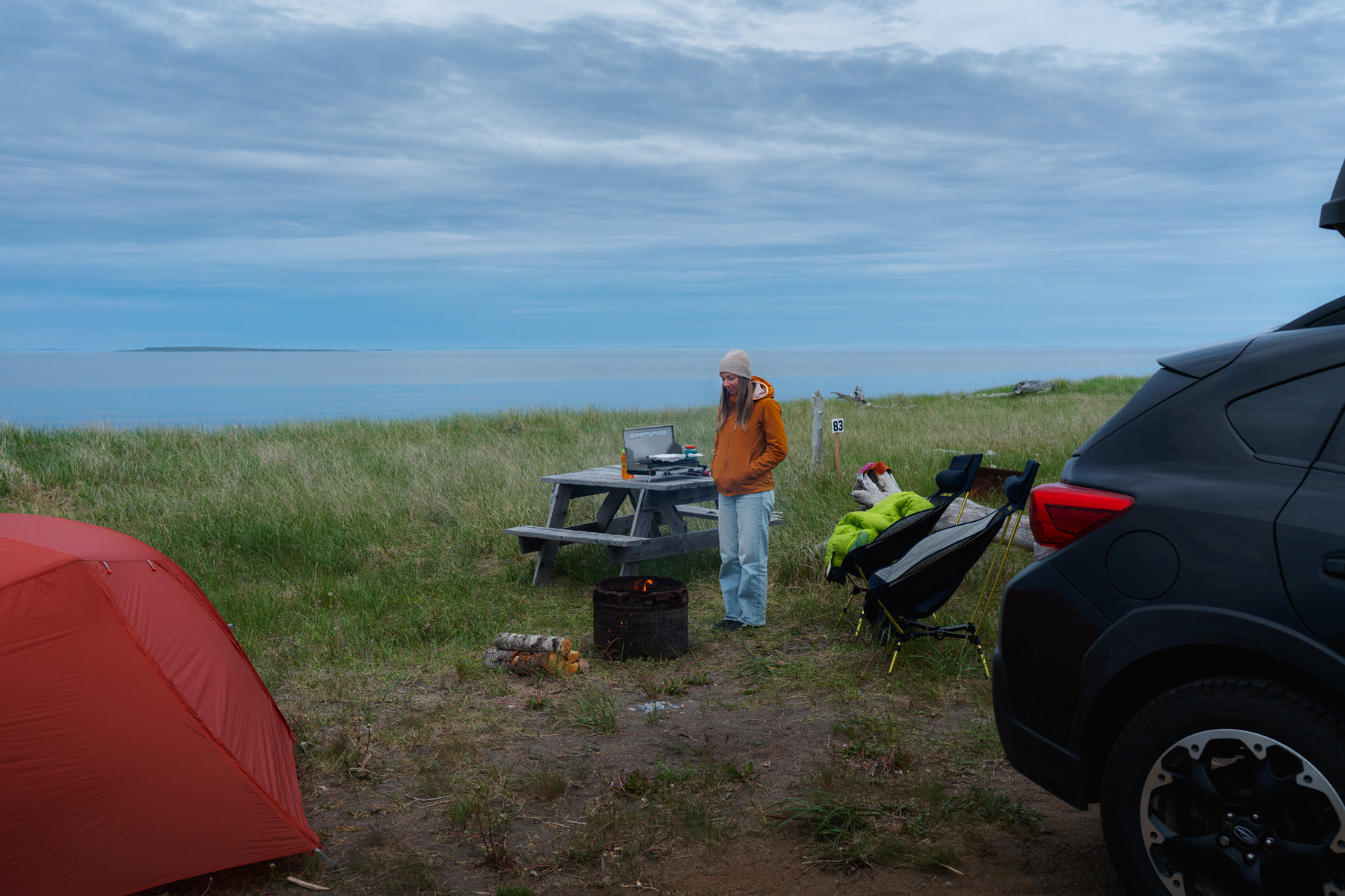 Côte-Nord, Longue-Pointe-De-mingan, camping Loiselle, Minganie